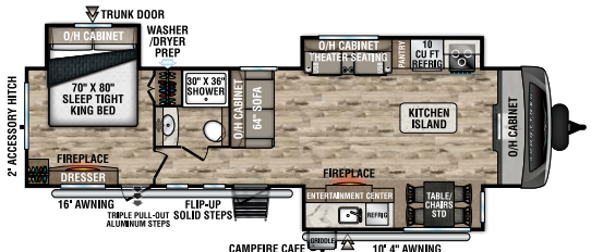 View 2022 Venture RV SportTrek Touring Edition STT333VFK complete specs and manufacturer brochures