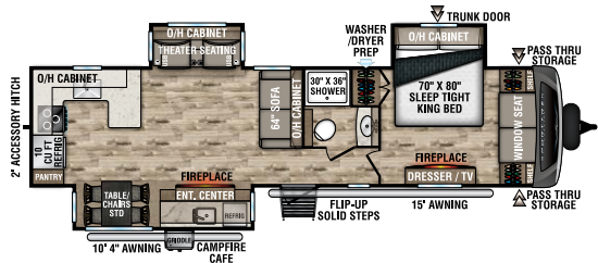 View 2022 Venture RV SportTrek Touring Edition STT336VRK complete specs and manufacturer brochures
