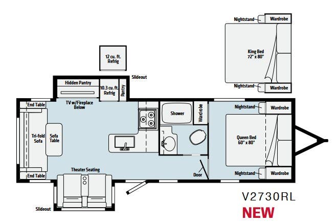 View 2022 Winnebago Voyage V2730RL complete specs and manufacturer brochures