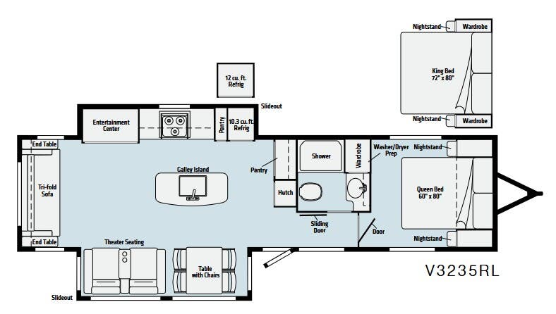 View 2022 Winnebago Voyage V3235RL complete specs and manufacturer brochures