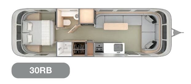 View 2023 Airstream Globetrotter 30RB complete specs and manufacturer brochures