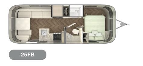 View 2023 Airstream International 25FB complete specs and manufacturer brochures