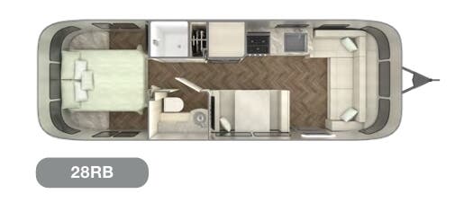 View 2023 Airstream International 28RB complete specs and manufacturer brochures