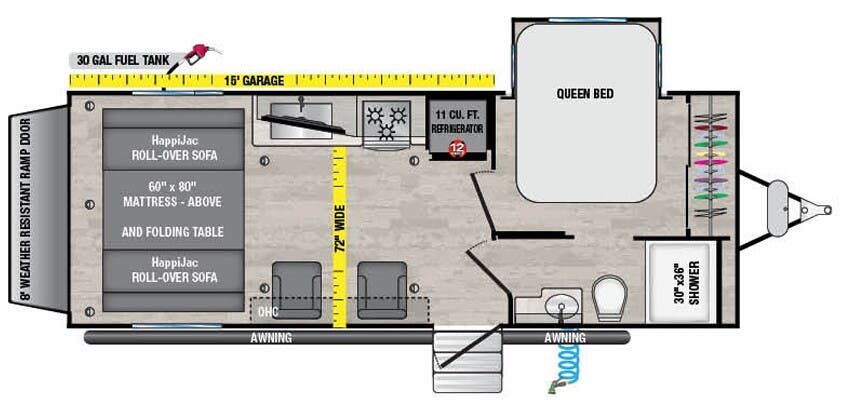 View 2023 Alliance RV Valor All-Access 21T15 complete specs and manufacturer brochures