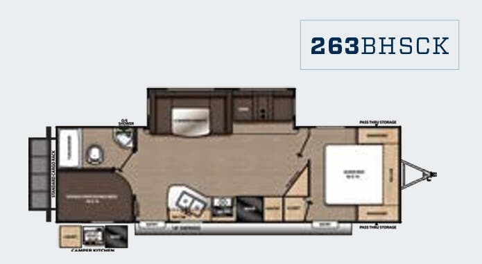 View 2023 Coachmen Catalina Legacy Edition 263BHSCK complete specs and manufacturer brochures
