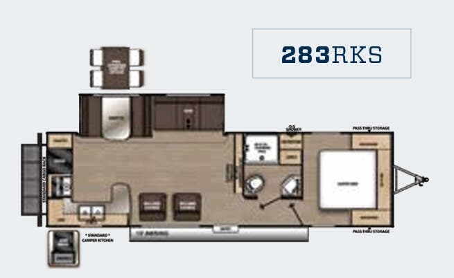 View 2023 Coachmen Catalina Legacy Edition 283RKS complete specs and manufacturer brochures