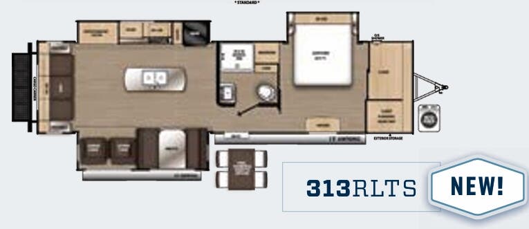 View 2023 Coachmen Catalina Legacy Edition 313RLTS complete specs and manufacturer brochures