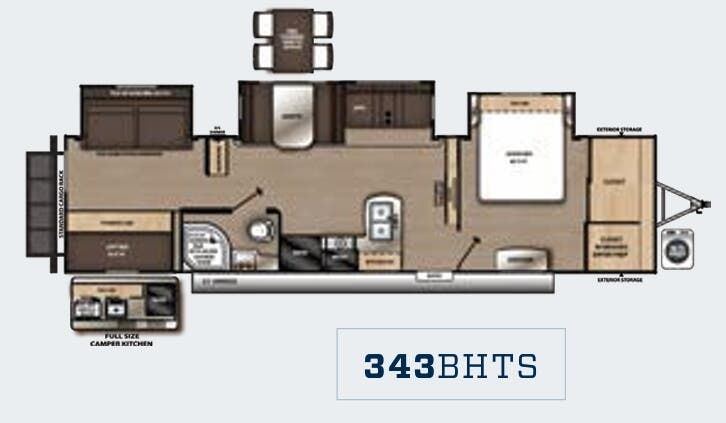 View 2023 Coachmen Catalina Legacy Edition 343BHTS complete specs and manufacturer brochures