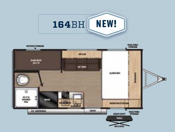 View 2023 Coachmen Catalina Summit Series 7 164BH complete specs and manufacturer brochures