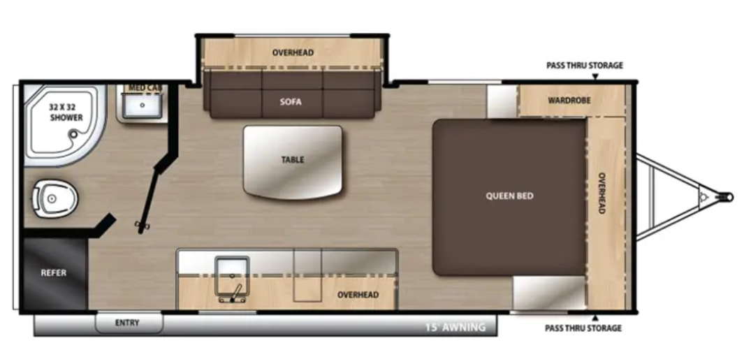 View 2023 Coachmen Catalina Summit Series 7 184FQS complete specs and manufacturer brochures