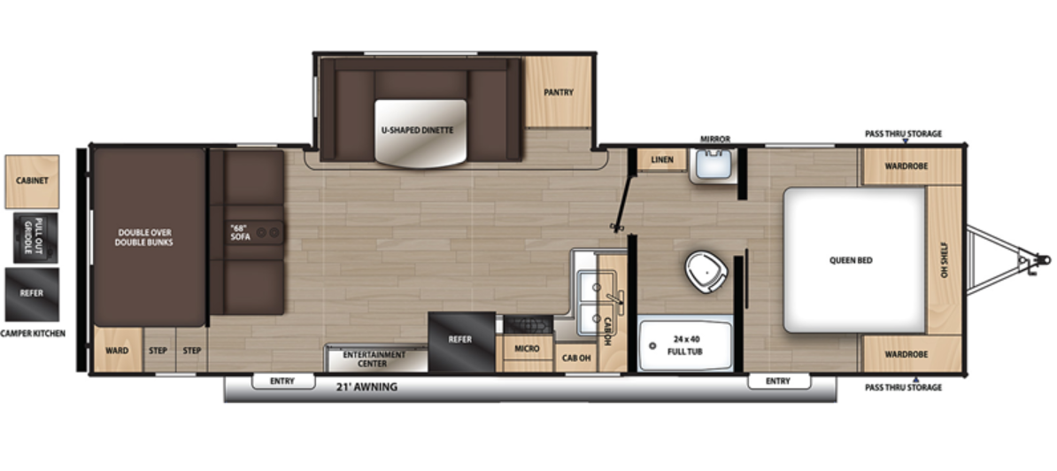 View 2023 Coachmen Catalina Summit Series 8 271DBS complete specs and manufacturer brochures