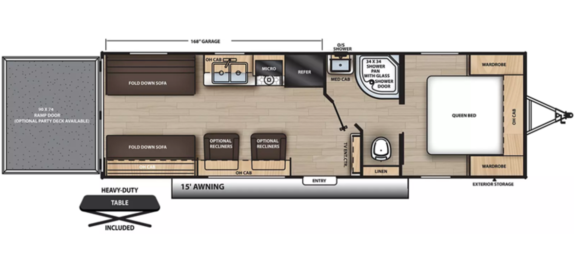 View 2023 Coachmen Catalina Trail Blazer 26TH complete specs and manufacturer brochures