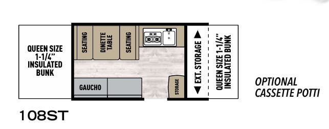 View 2023 Coachmen Clipper Sport 108ST complete specs and manufacturer brochures