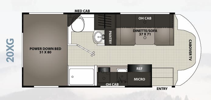 View 2023 Coachmen Cross Trail EV 20XG complete specs and manufacturer brochures