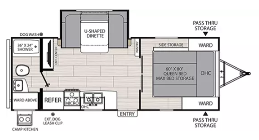View 2023 Coachmen Northern Spirit XTR 2145RBX complete specs and manufacturer brochures