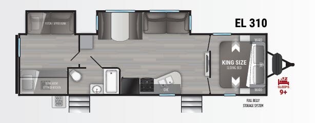 View 2023 Cruiser RV Embrace EL 310 complete specs and manufacturer brochures