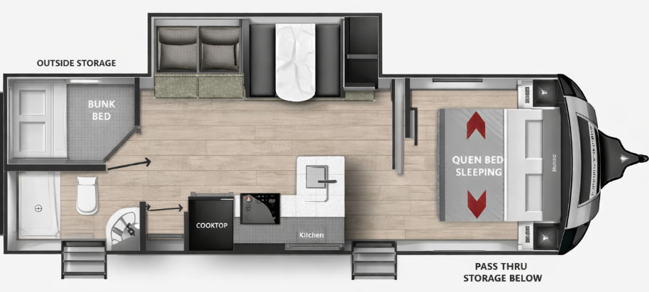 View 2023 Cruiser RV MPG 2720BH complete specs and manufacturer brochures