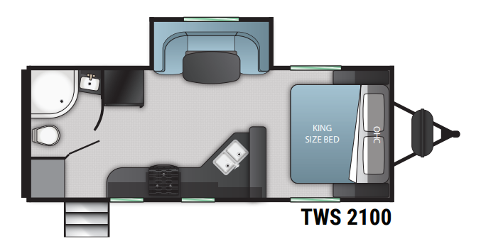 View 2023 Cruiser RV Twilight Signature TWS-2100 complete specs and manufacturer brochures