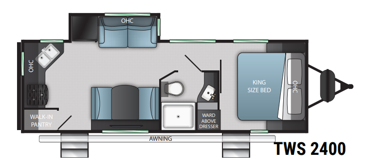 View 2023 Cruiser RV Twilight Signature TWS-2400 complete specs and manufacturer brochures