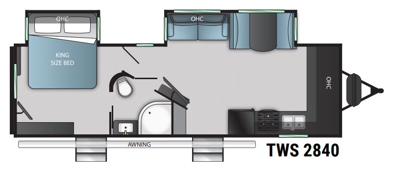 View 2023 Cruiser RV Twilight Signature TWS-2840 complete specs and manufacturer brochures