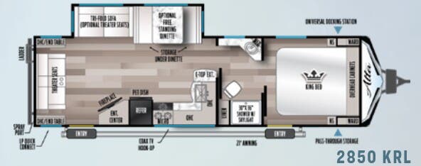 View 2023 East to West Alta 2850 KRL complete specs and manufacturer brochures