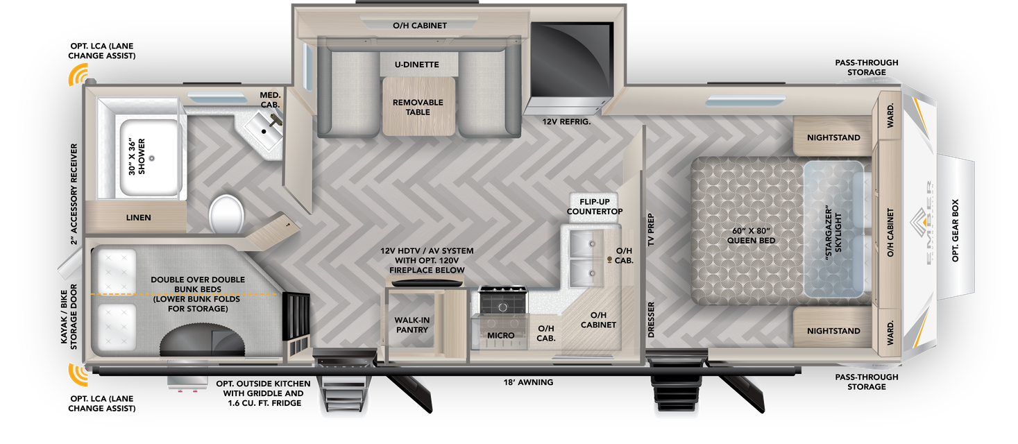 View 2023 Ember RV Touring Edition 24BH complete specs and manufacturer brochures
