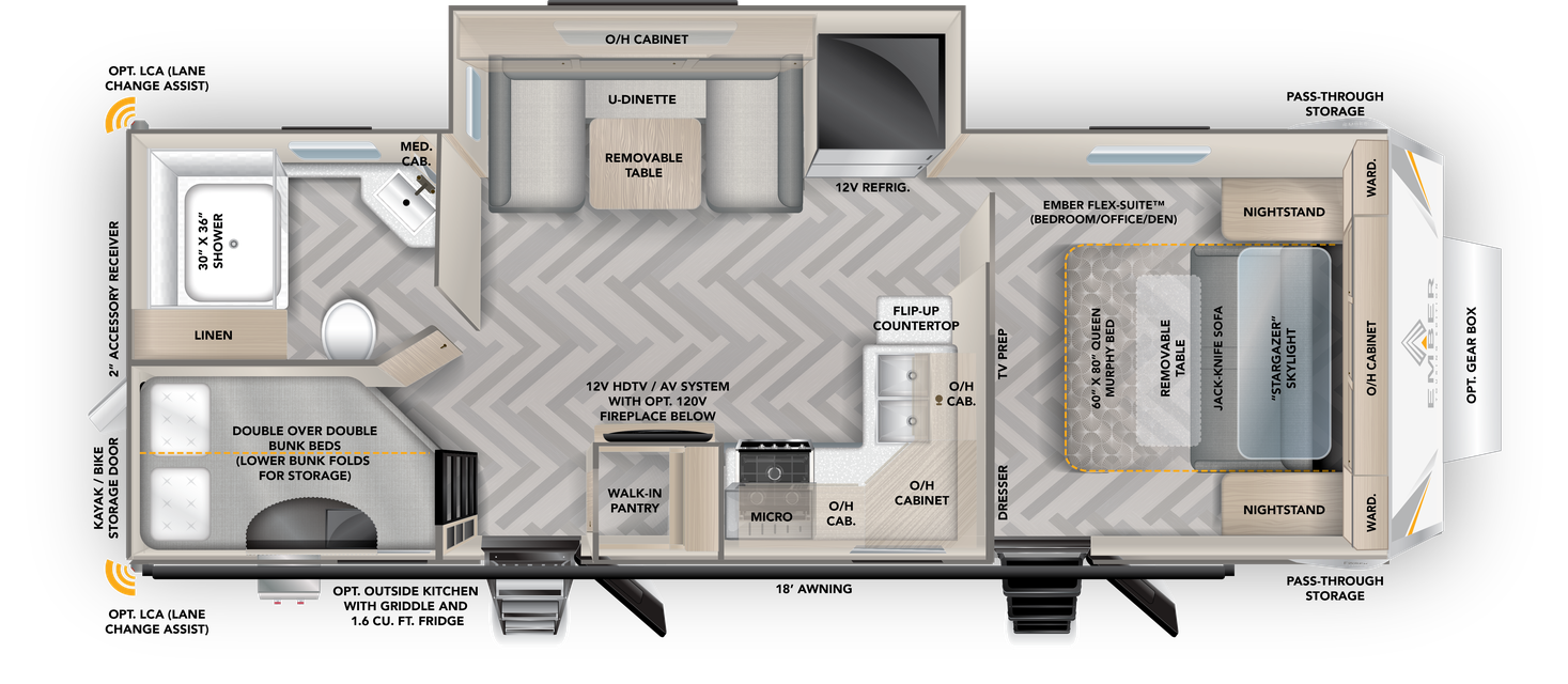 View 2023 Ember RV Touring Edition 24MBH complete specs and manufacturer brochures