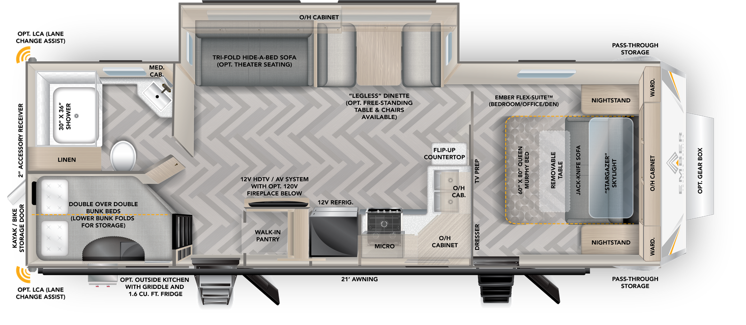 View 2023 Ember RV Touring Edition 28MBH complete specs and manufacturer brochures
