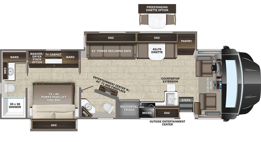 View 2023 Entegra Coach Accolade XL 37K complete specs and manufacturer brochures