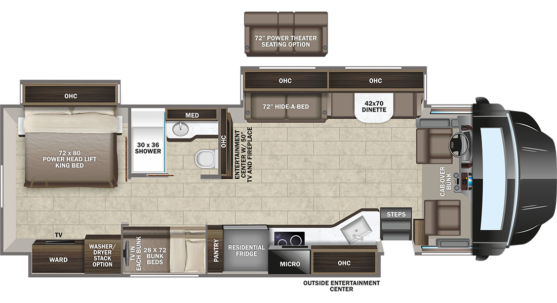 View 2023 Entegra Coach Accolade XL 37L complete specs and manufacturer brochures