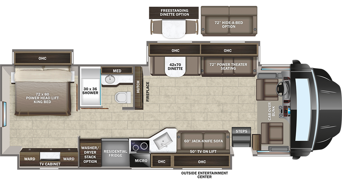 View 2023 Entegra Coach Accolade XL 37M complete specs and manufacturer brochures