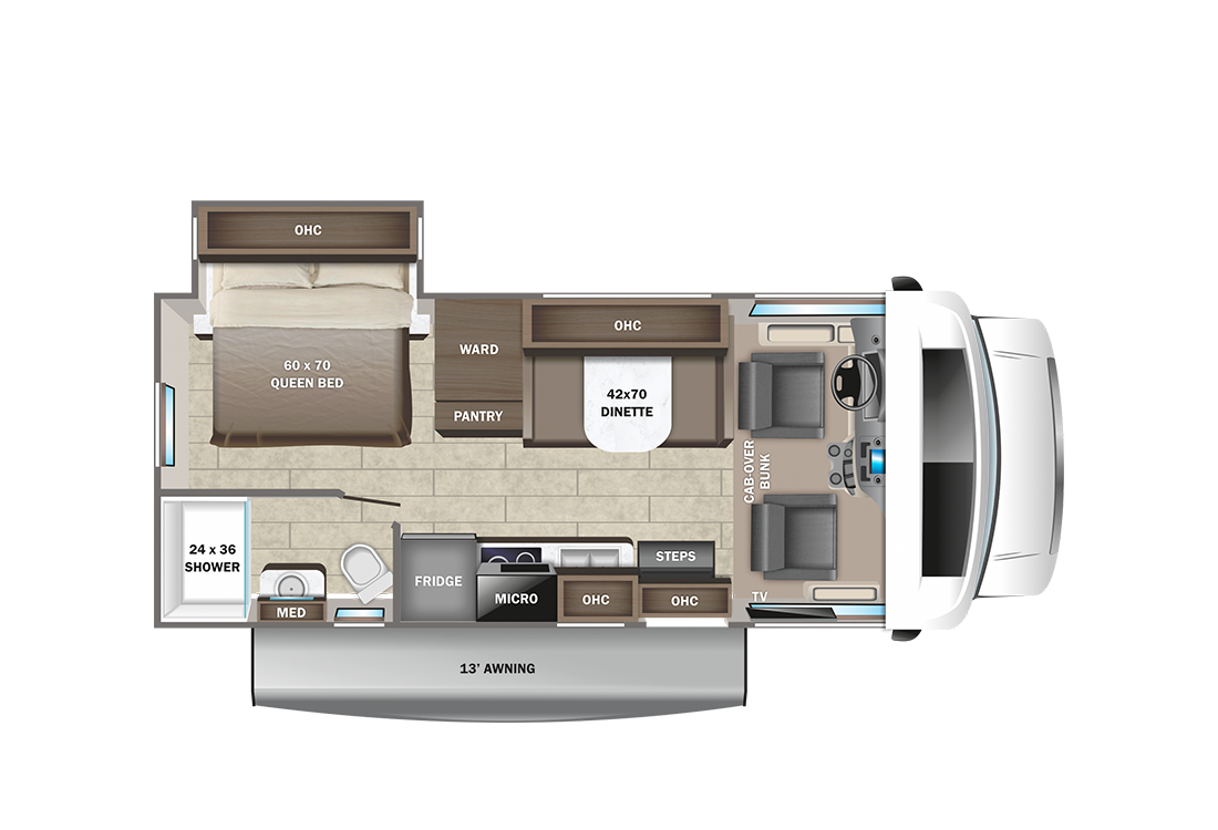 View 2023 Entegra Coach Odyssey SE 22C complete specs and manufacturer brochures