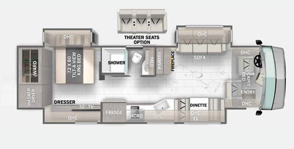 View 2023 Forest River Berkshire 34B complete specs and manufacturer brochures