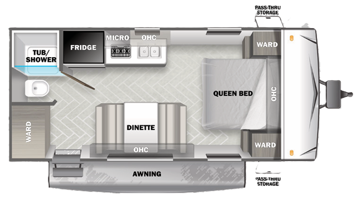 View 2023 Forest River EVO 177FQ complete specs and manufacturer brochures
