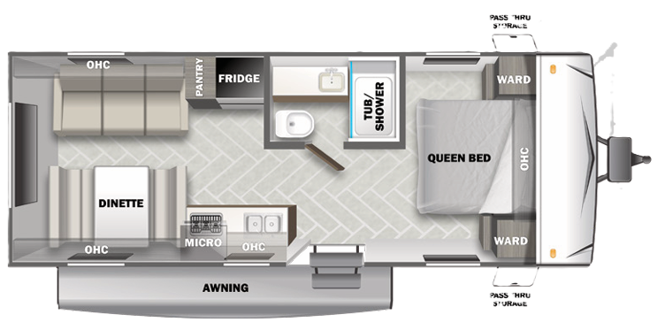 View 2023 Forest River EVO 208RD complete specs and manufacturer brochures