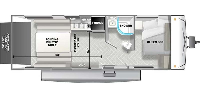 View 2023 Forest River EVO 2110RTX complete specs and manufacturer brochures