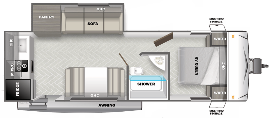 View 2023 Forest River EVO 228RBK complete specs and manufacturer brochures