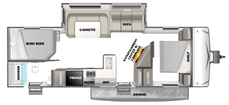 View 2023 Forest River EVO 2650 complete specs and manufacturer brochures