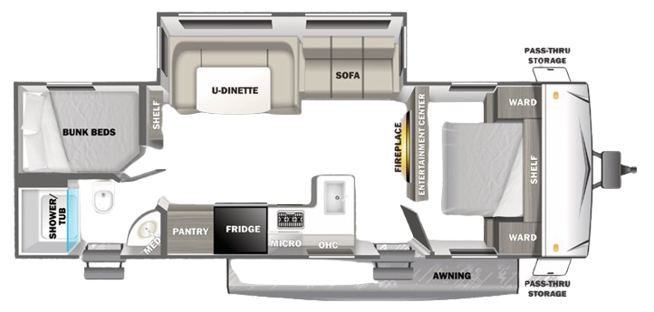 View 2023 Forest River EVO 2850 complete specs and manufacturer brochures