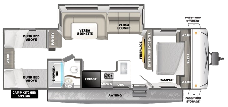 View 2023 Forest River EVO 2990 complete specs and manufacturer brochures