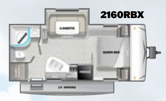 View 2023 Forest River EVO Lite 2160RBX complete specs and manufacturer brochures