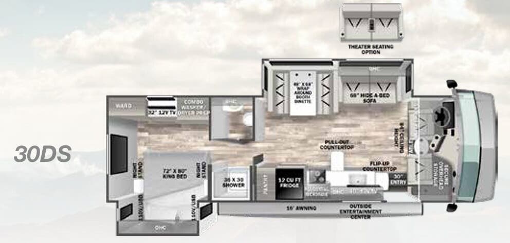 View 2023 Forest River FR3 30DS complete specs and manufacturer brochures