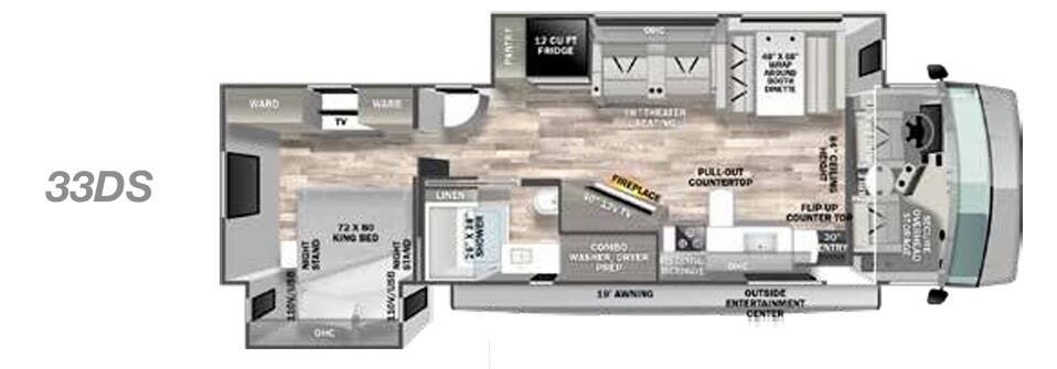 View 2023 Forest River FR3 33DS complete specs and manufacturer brochures