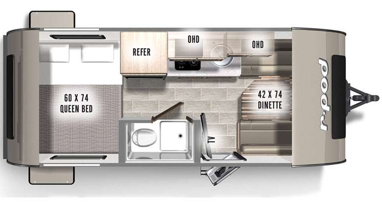 View 2023 Forest River R-Pod RP-171 complete specs and manufacturer brochures