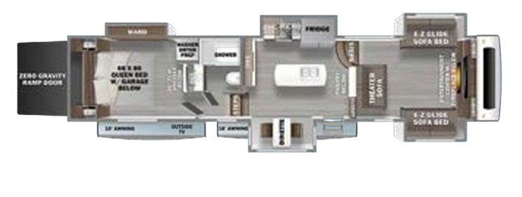 View 2023 Forest River RiverStone 37FLTH complete specs and manufacturer brochures