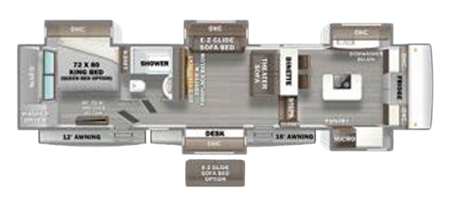 View 2023 Forest River RiverStone 391FSK complete specs and manufacturer brochures