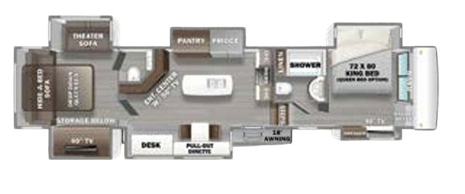 View 2023 Forest River RiverStone 442MC complete specs and manufacturer brochures