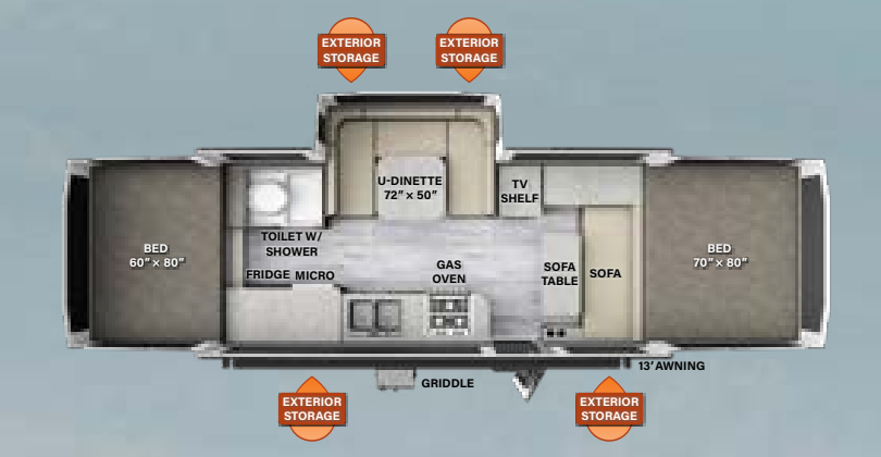 View 2023 Forest River Rockwood High Wall HW296 complete specs and manufacturer brochures