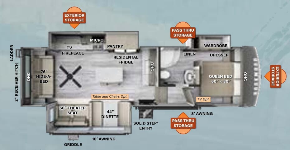 View 2023 Forest River Rockwood Signature 2883WS complete specs and manufacturer brochures