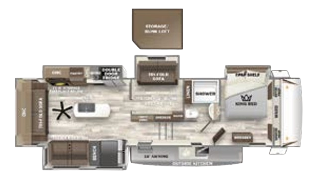 View 2023 Forest River Sabre 36BHQ complete specs and manufacturer brochures
